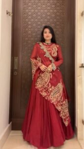 indo western dress